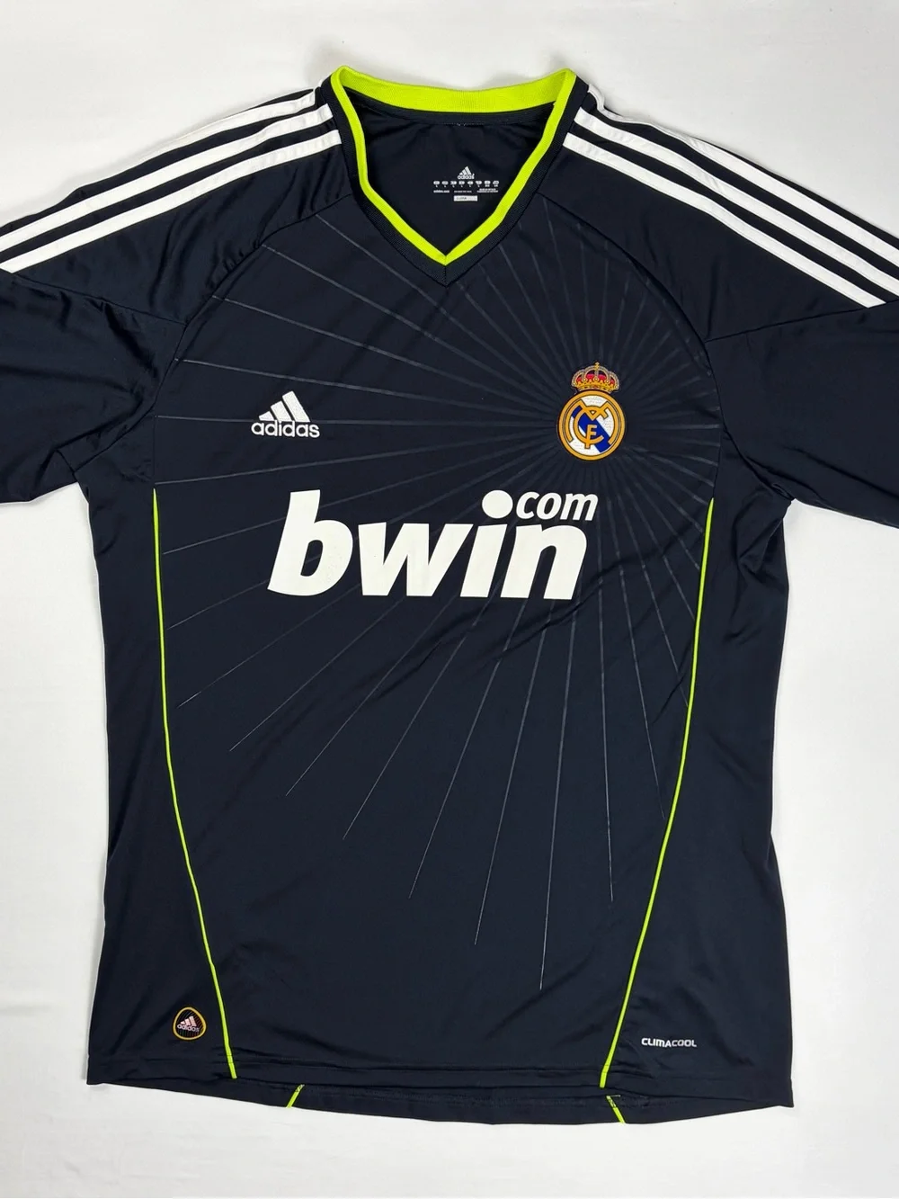 Adidas Real Madrid 2010/11 Away Jersey Bwin La Liga Football Shirt Men’s L